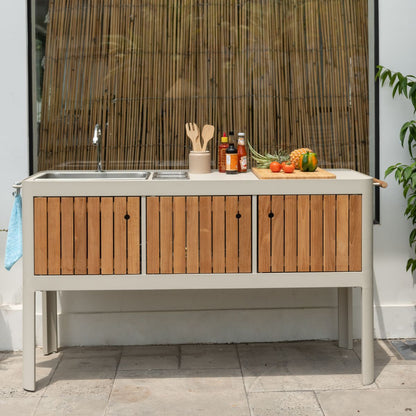 LifestyleGarden Portals Light Portable Outdoor Kitchen with Sink