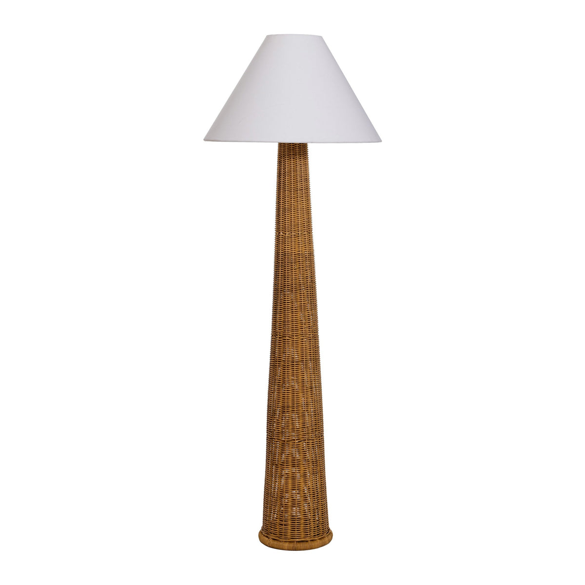 Palmia Outdoor Solar Floor Lamp, Natural