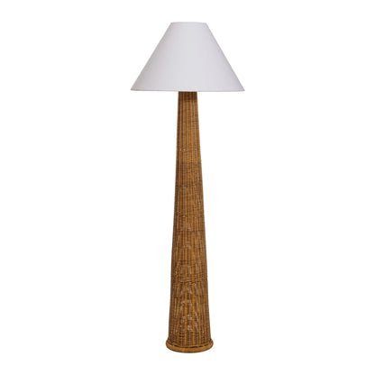 Palmia Outdoor Solar Floor Lamp, Natural