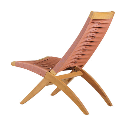 Rova Outdoor Patio Lounge Chair, Terracotta