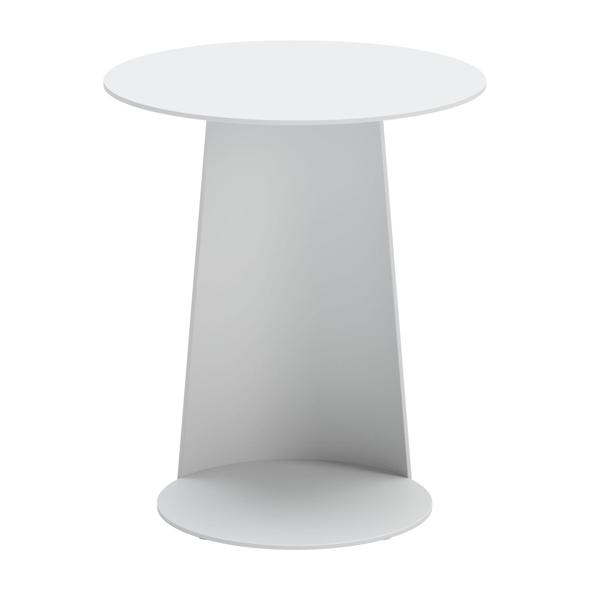 Sunny Isles Outdoor Patio Side Table, White