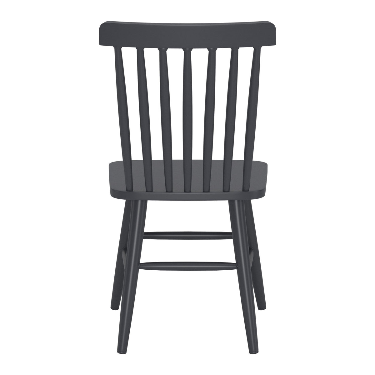 Zeilen Outdoor Patio Dining Chair, Set of 2, Black