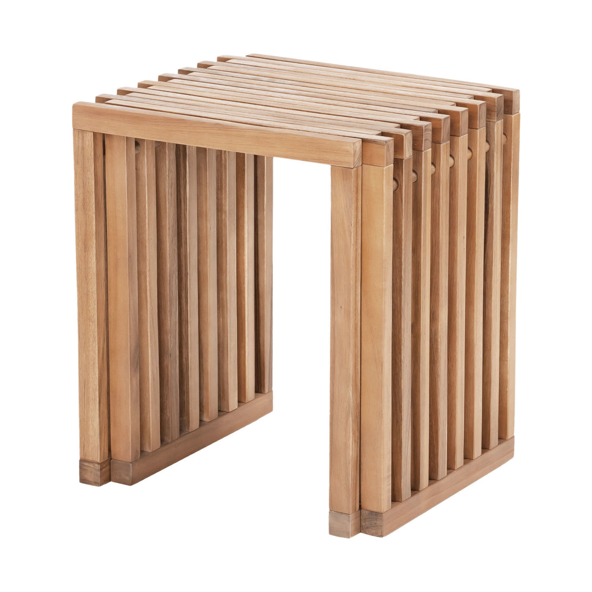 Riviera Outdoor Patio Extendable Stool, Set of 2, Natural