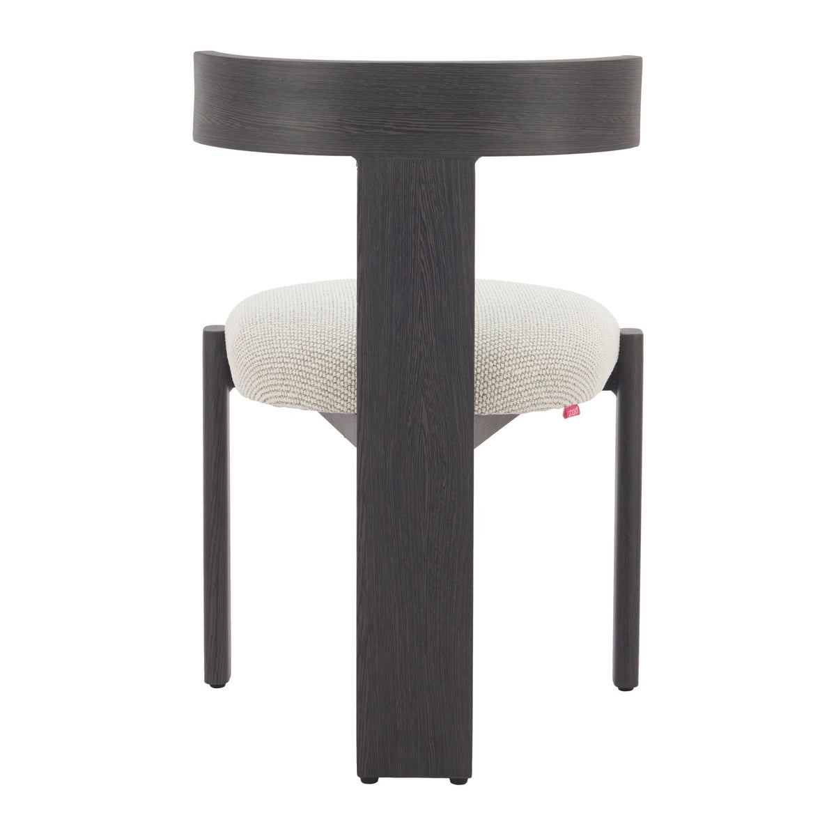Tiana Outdoor Patio Dining Chair, Black & Beige