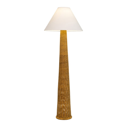 Palmia Outdoor Solar Floor Lamp, Natural