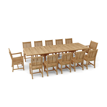 Anderson Teak Valencia Rialto 13-Piece Dining Set