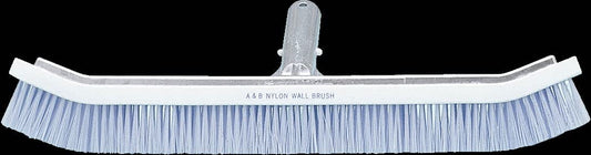 A&B Brush Curved Wall Deluxe Blue Nylon Bristle, 18" | 3000