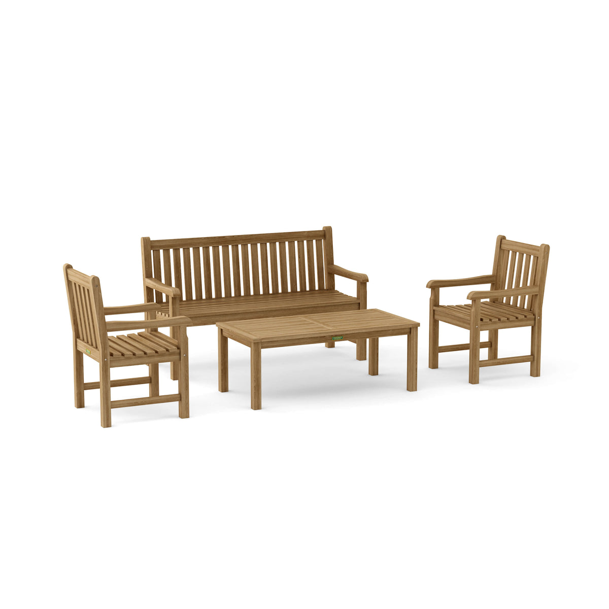 Anderson Teak Classic 3-Seater 4-Piece Conversation Set