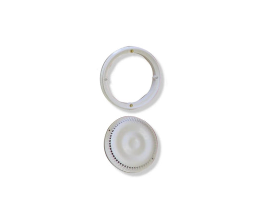 Anti-Vortex Cover & Ring White | 10064W