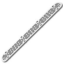 Black 32" Channel Drain With Mud | 32CDFLFR103