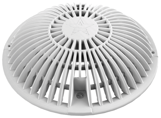 AquaStar R8MF101 8 inch flow suction cover replacement top view