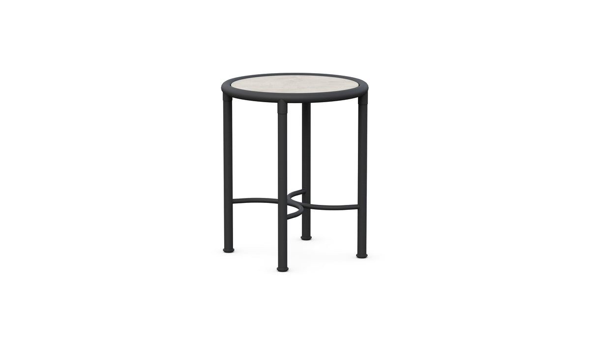 Athens Side Table, Base Only, Noir