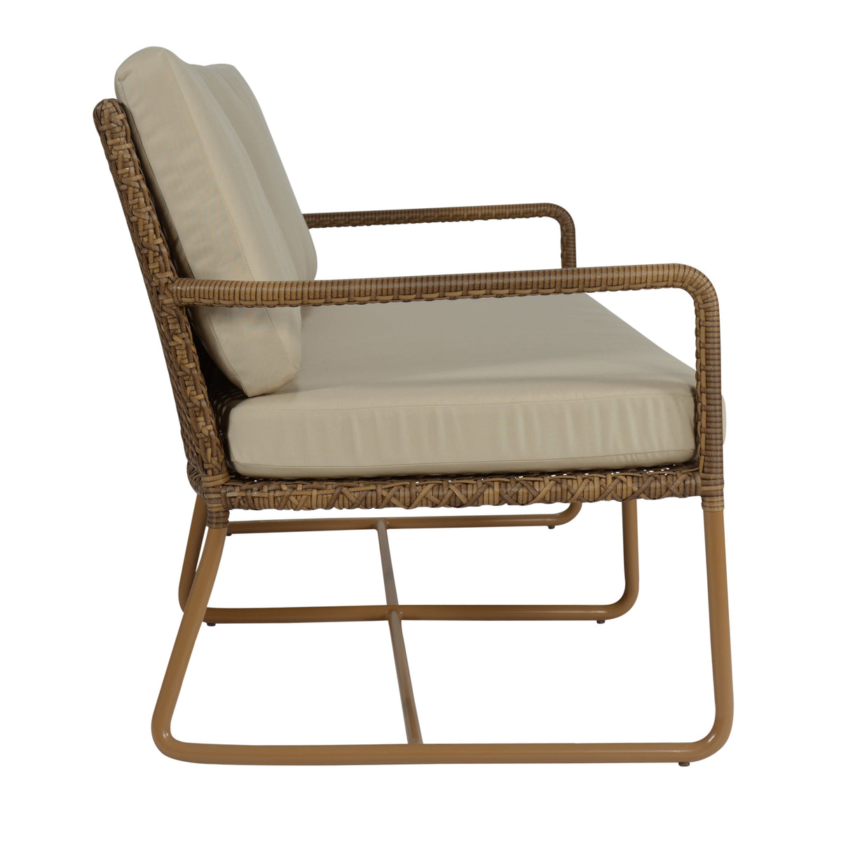 Bay Loveseat, Ready to Ship in Sunbrella Antique Beige, view 3