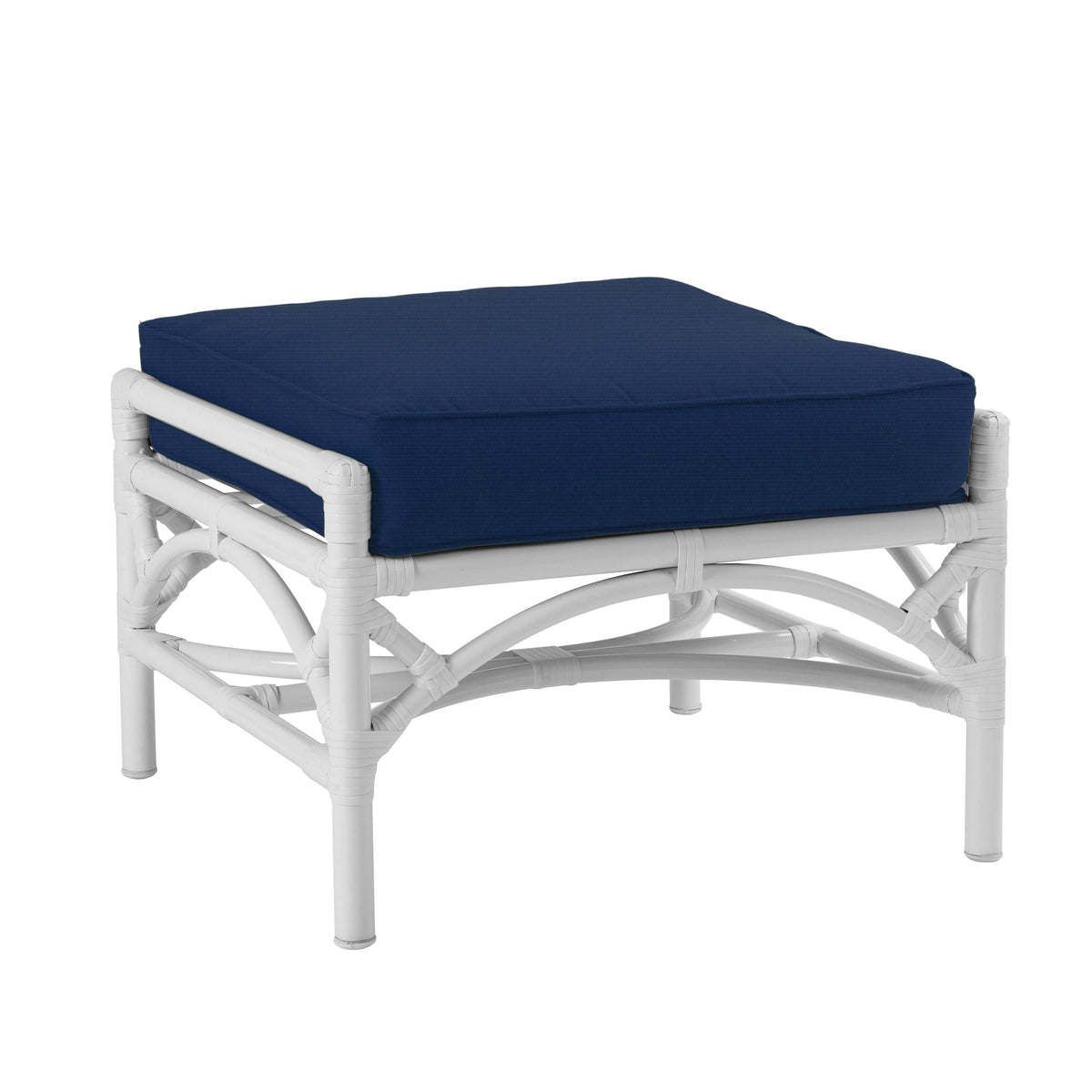 Chippendale Outdoor Ottoman, view 5