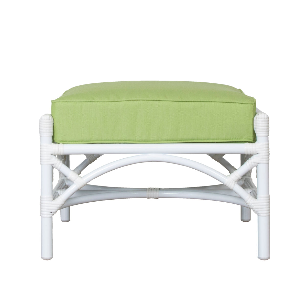 Chippendale Outdoor Ottoman, view 3