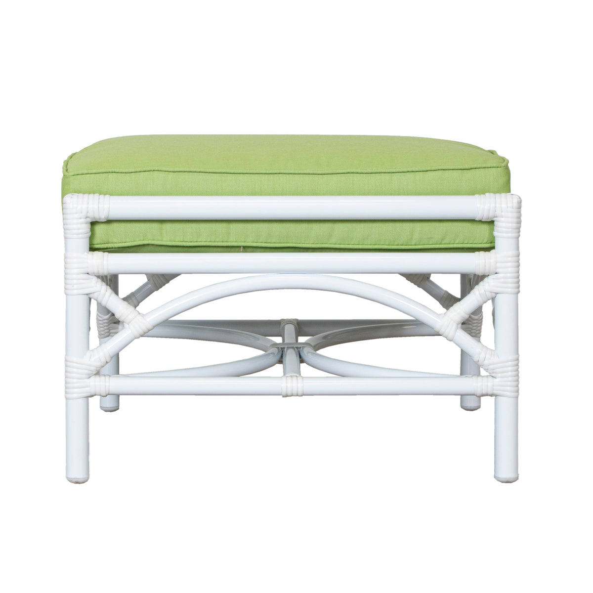 Chippendale Outdoor Ottoman, view 2