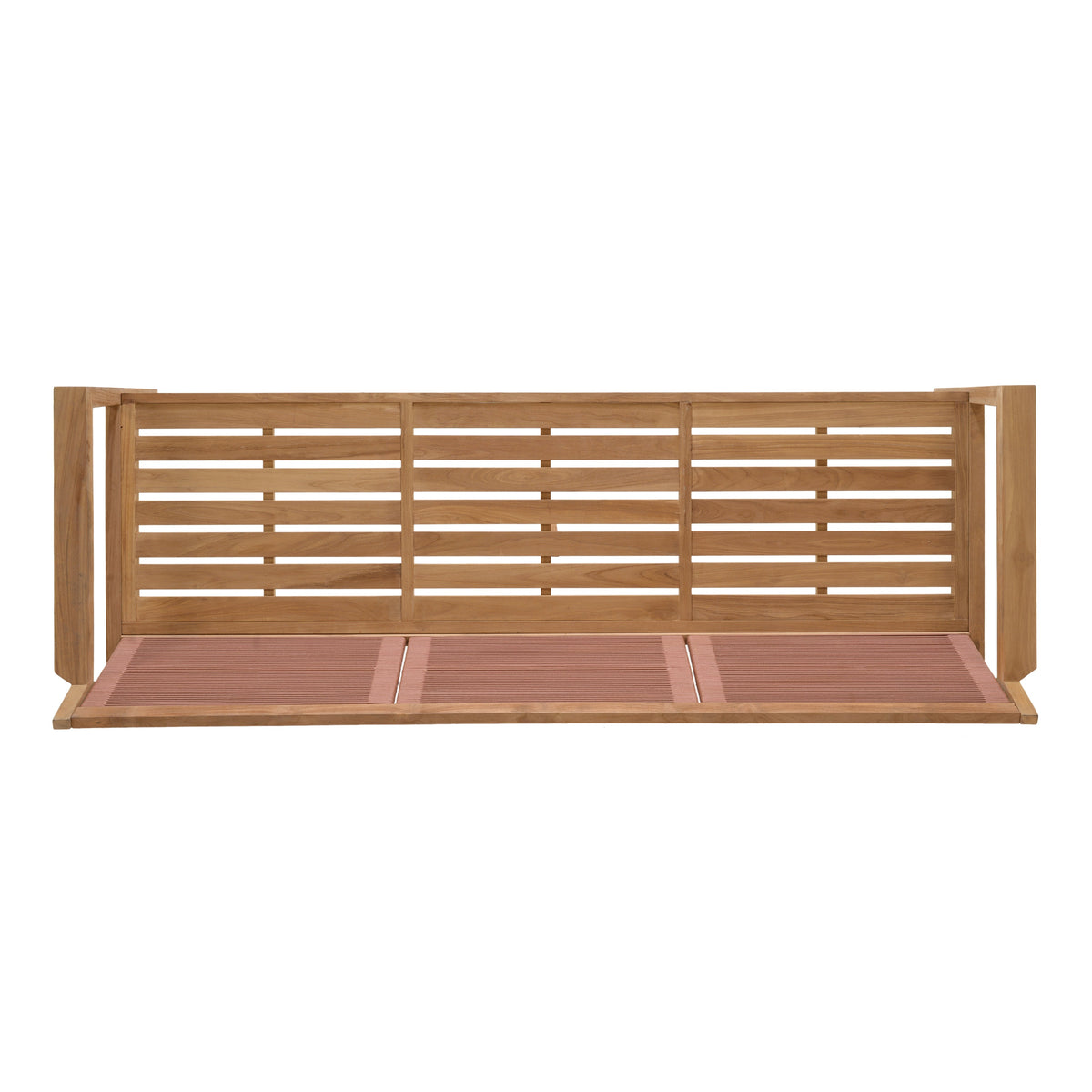 LifestyleGarden Agate Teak and Rope Outdoor Sofa, 3 Seat