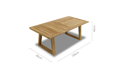 LifestyleGarden Agate Teak Outdoor Coffee Table