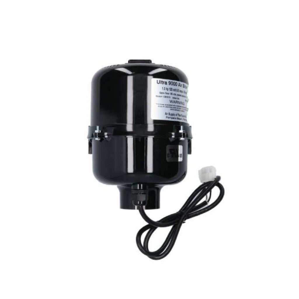 Air Supply Ultra 9000 1HP 120V Air Blower – Durable and Quiet for Pools and Spas