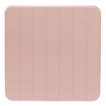 LifestyleGarden Nassau Square Outdoor Bistro Table, Peony Pink