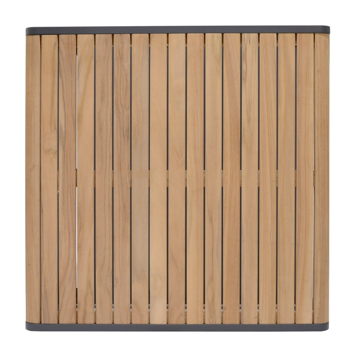 LifestyleGarden Amber Teak and Aluminum Square Outdoor Coffee Table