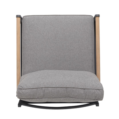 LifestyleGarden Amber Teak and Aluminum Outdoor Club Chair