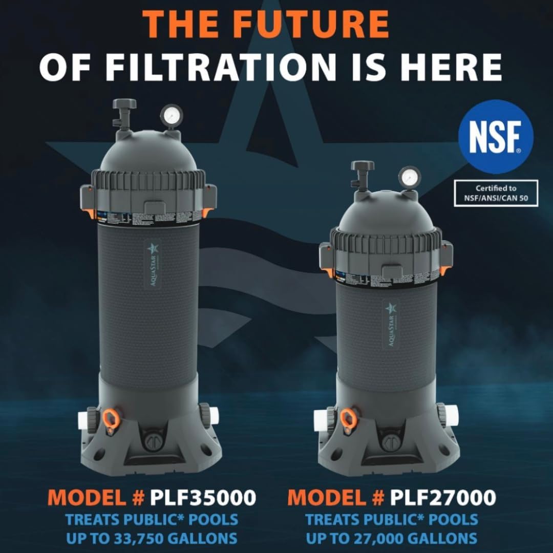 AquaStar PLF27000 - Pipeline Cartridge Filter - 27K Gal Pools