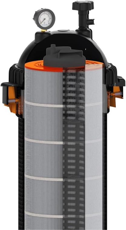 AquaStar PLF27000 - Pipeline Cartridge Filter - 27K Gal Pools Inside