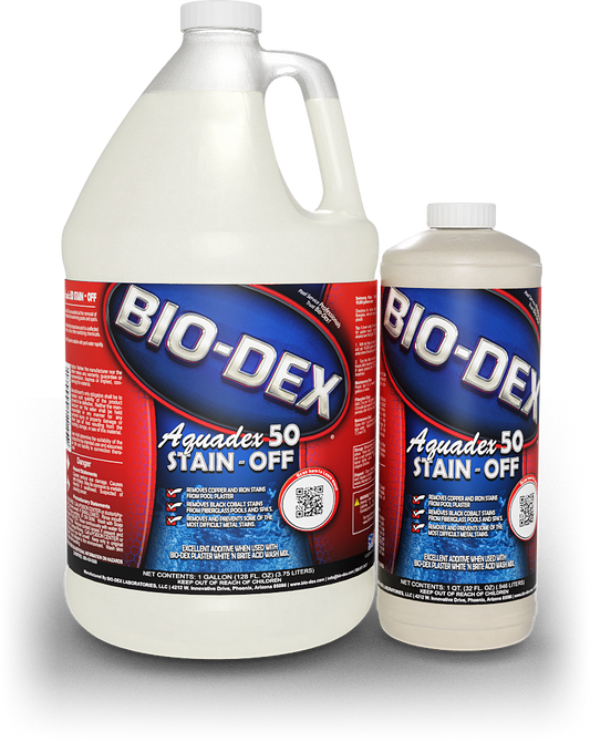 Bio-Dex ADQ50 replacement Aquadex 50 stain remover quart bottles