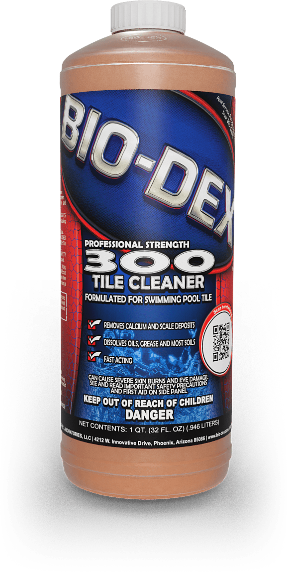 Bio-Dex Tile Cleaner #300 - For Calcium, 1 Quart Bottle, 12/Case | BD300