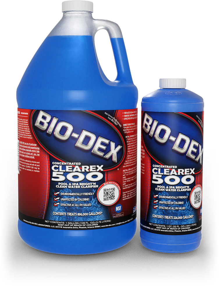 Bio-Dex Clearex Clarifier #500,  1 Quart Bottle, 12/Case | CX532