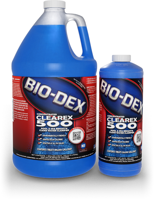 Bio-Dex Clearex Clarifier #500,  1 Quart Bottle, 12/Case | CX532