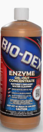 Bio-Dex Oil-Out Enzyme, 1 Quart Bottle, 12/Case | OO132