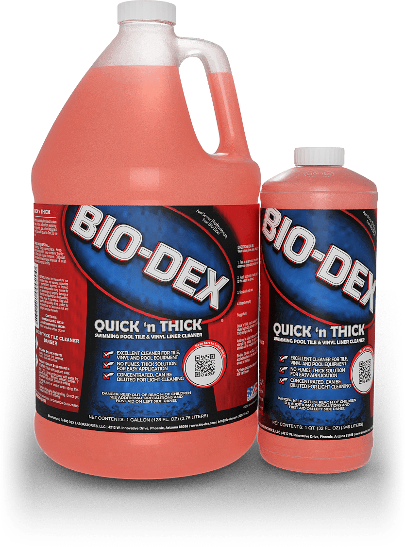 Bio-Dex Quick 'N Thick Tile Cleaner, 1 Gallon Bottle, 4/Case | QT04