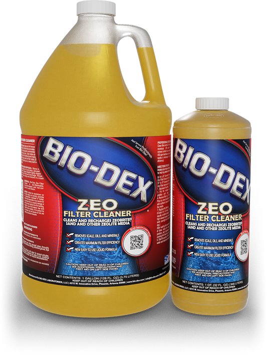Bio-Dex Zeo Filter Cleaner, 1 Quart Bottle, 12/Case | ZEO32
