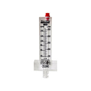 Blue White Flowmeter Plastic 4" Bluewhite Flowmeter PVC 4In 125-500 Gpm | F-30400P