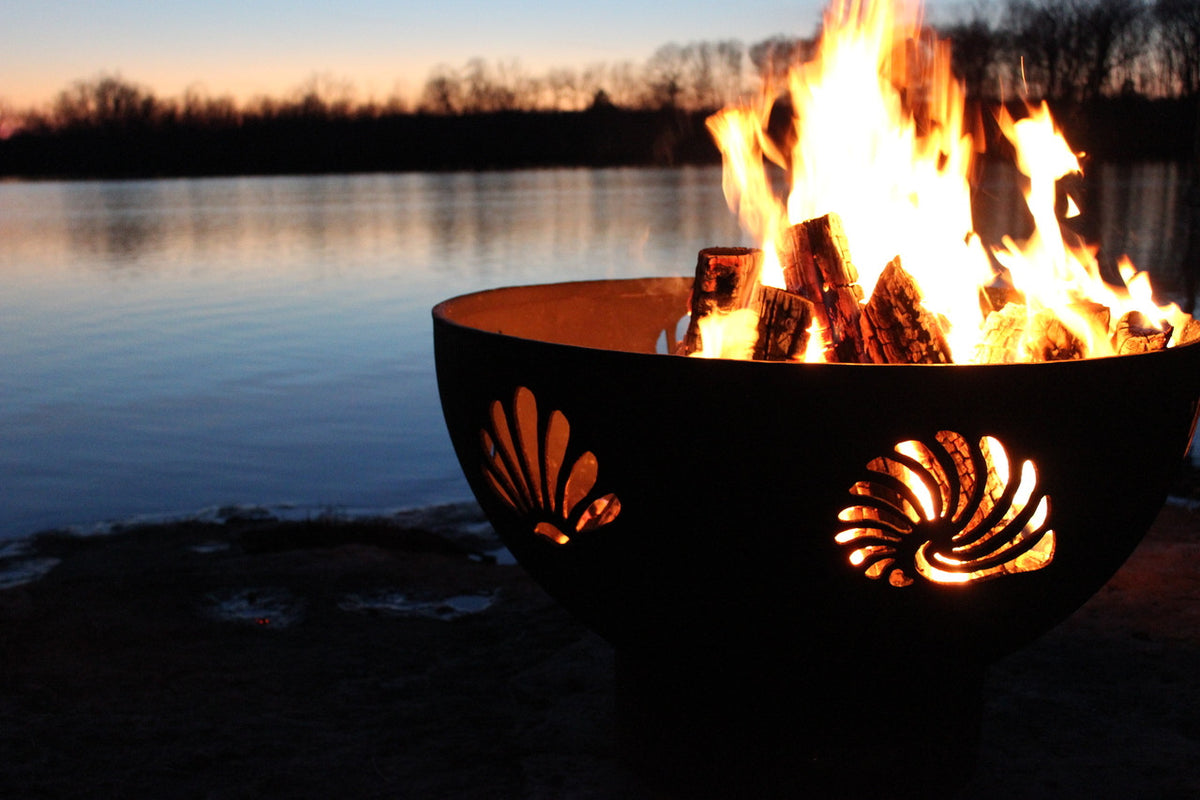Fire Pit Art Beachcomber Fire Pit, 36"