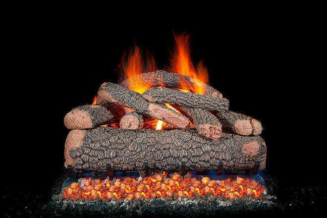 Golden Blount Big Tex Vented Gas Log Set for Oversized Fireplaces, Golden Blount