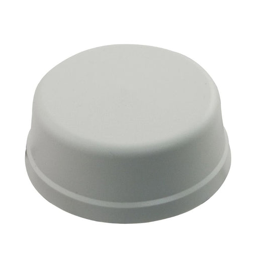 Herga Electric Air Button, white, 1/4" hole size, 2-9/16" face diameter, durable.