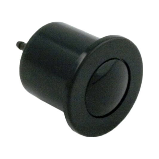 Black Herga Air Button Microbore 6434-0004 for spa and pool systems, durable and easy to install.
