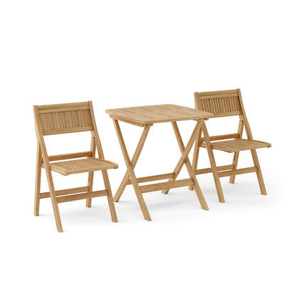 Anderson Teak Windsor 3-Piece Square Bistro Set