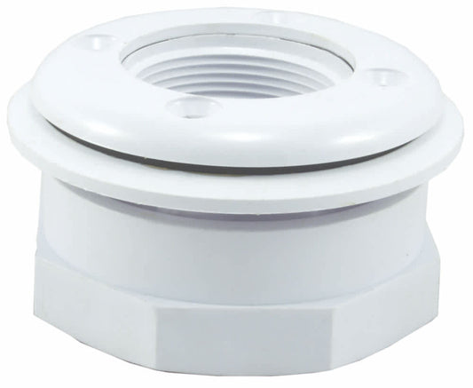Custom 25522-001-000 1.5" FIP Vinyl I/O Wall Return Fitting - Gray