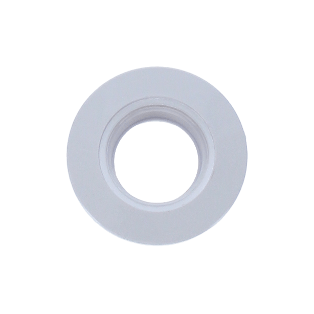 Custom Molded Products Wall Fitting, CMP, 1-1/2"FPT x 2" Insider, 3-1/2"fd, White