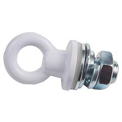 Custom Molded Products 25568-300-000 Rope Eye Male Receptor White