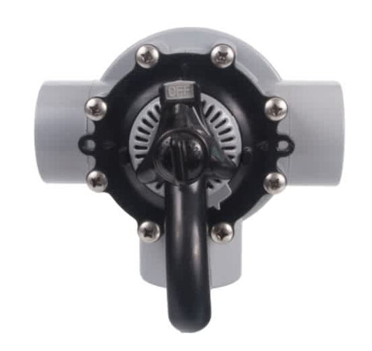 Custom Molded Products CMP Diverter Valve, 2In S X 2.5In Sp, 3-Way, Gray 25933-201-000