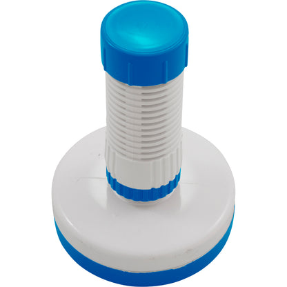 CMP 27051-019-000 blue and white floating spa chlorinator dispenser for 1-inch chlorine or bromine tablets, replacement for Pentair R171090 bottom