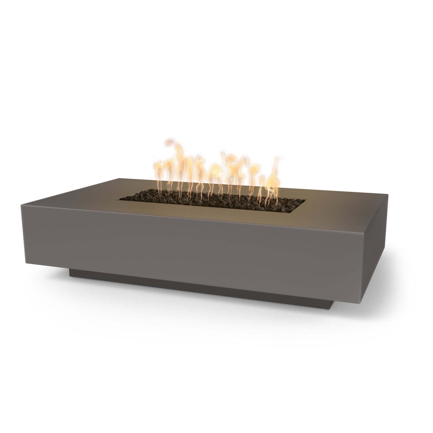 The Outdoor Plus Cabo Linear Fire Pit, 56", GFRC Concrete | OPT-CBLN56