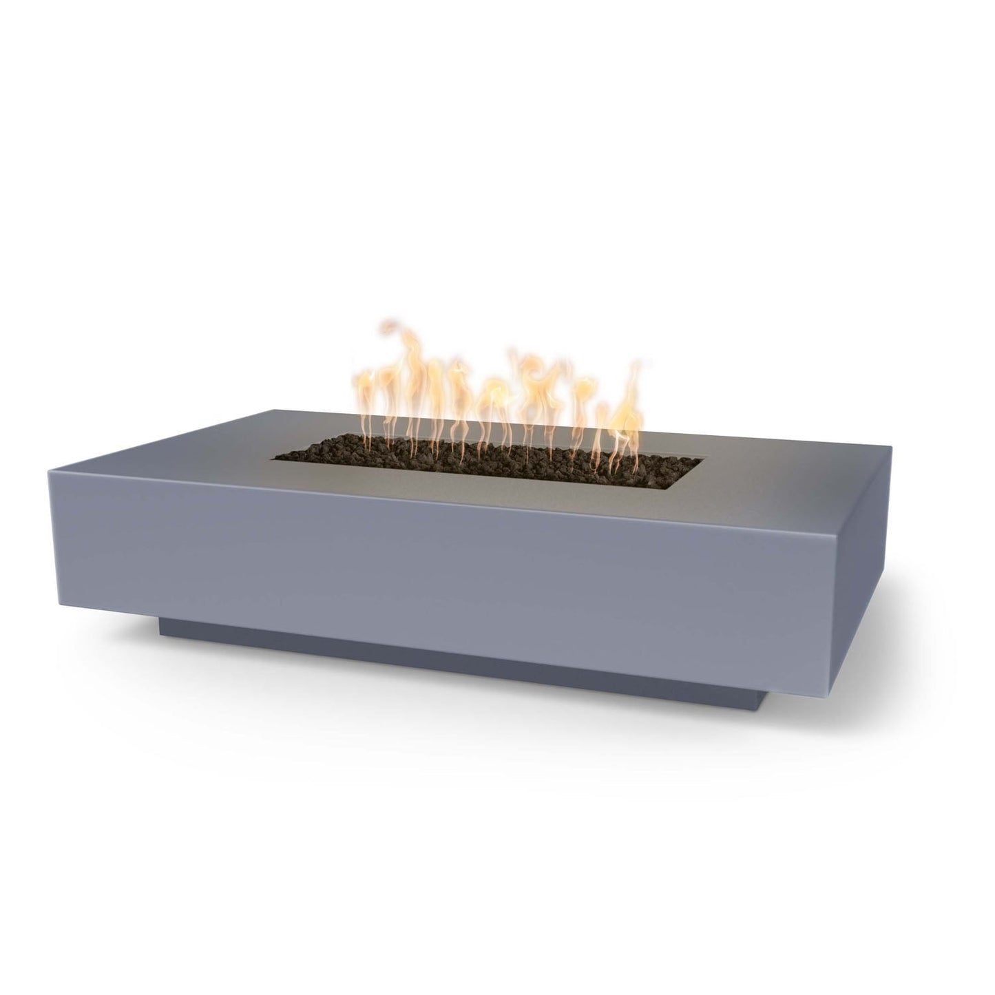 The Outdoor Plus Cabo Linear Fire Pit, 66", GFRC Concrete | OPT-CBLN66