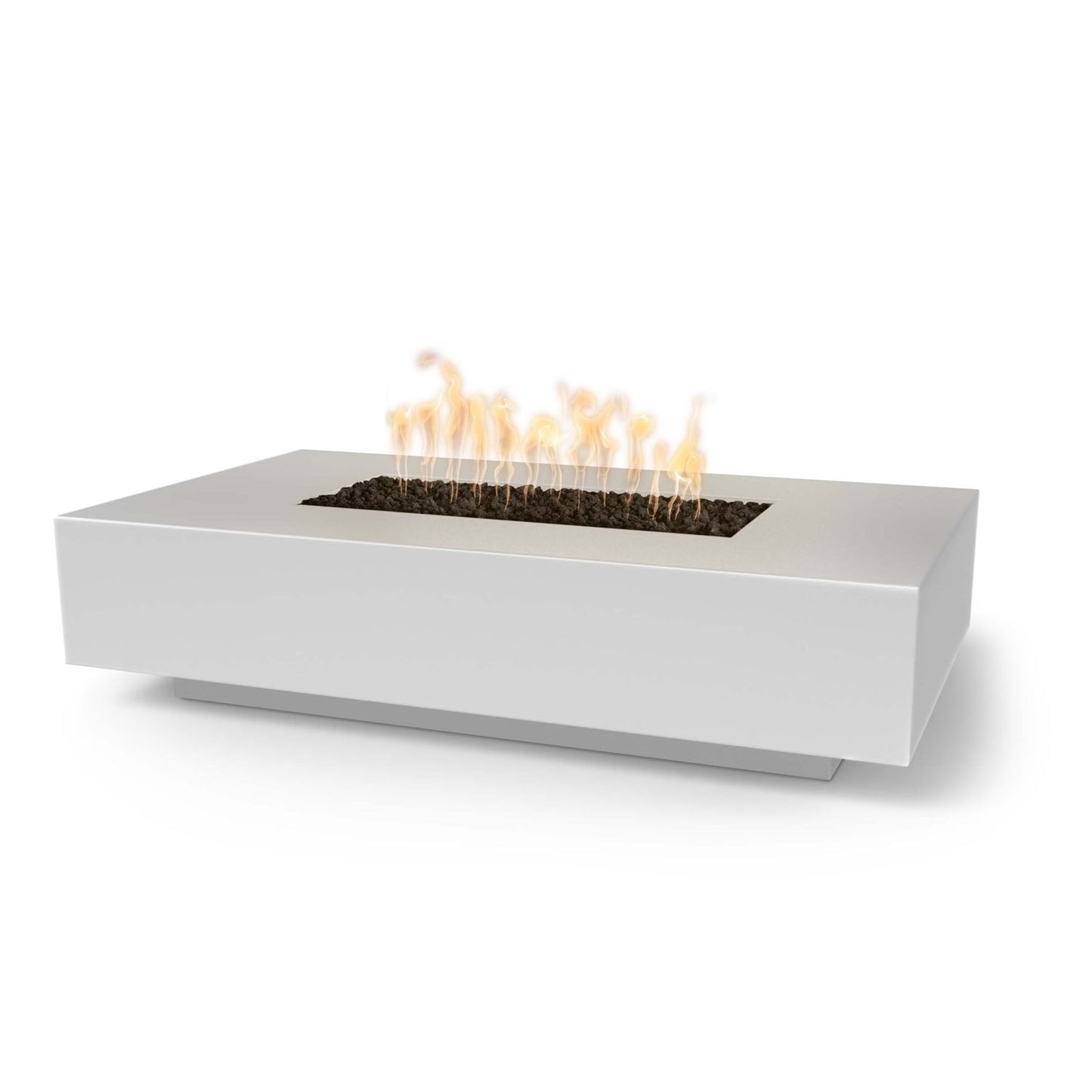 The Outdoor Plus Cabo Linear Fire Pit, 66", GFRC Concrete | OPT-CBLN66