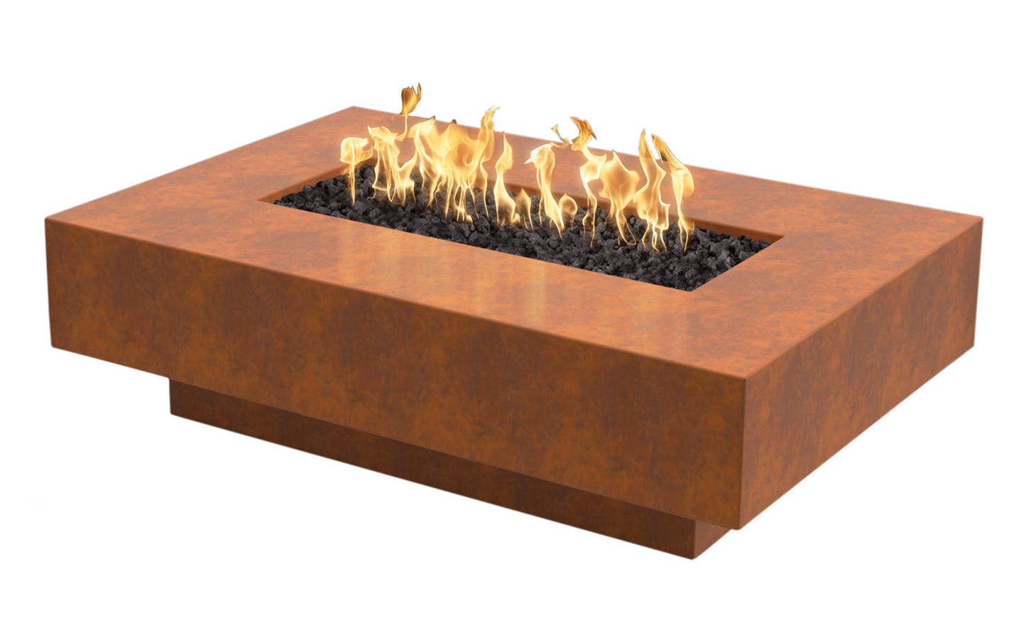 The Outdoor Plus Cabo Linear Fire Pit, 66", Metal Collection | OPT-CBLN66CS